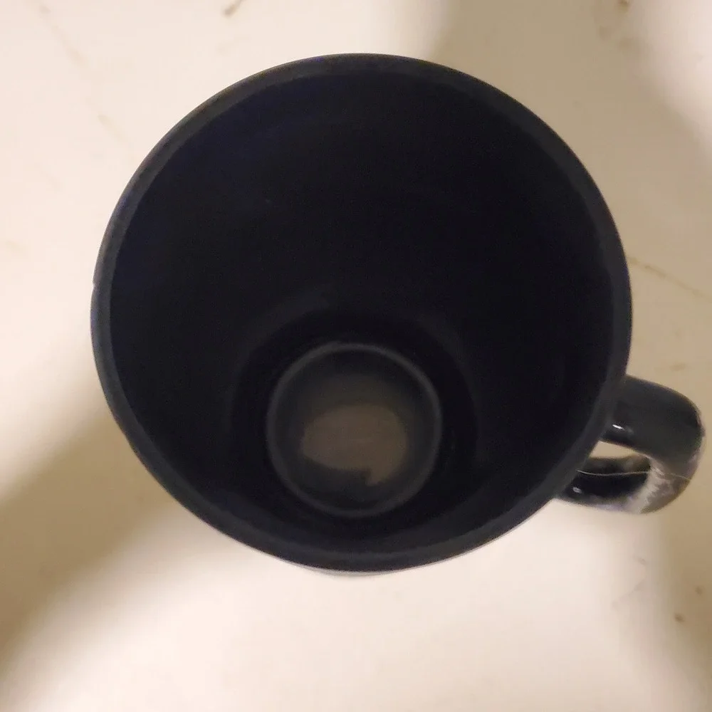 Vintage The Playboy Club Black Matte Beer Stein Mug Gold Logo Barware